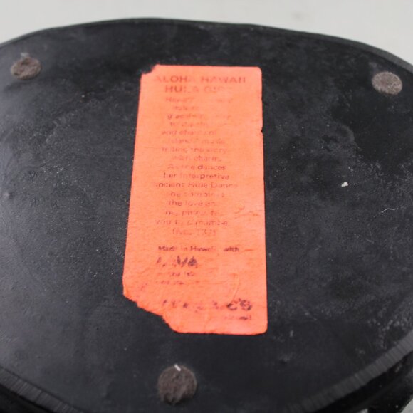 Vintage Tiki Ashtray - Naughty Hula by Coco Joe - Made with Lava - Tagged - Picture 8 of 9